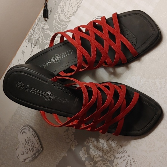 Premiere Collection Strappy 3" Wedge Sandals - Picture 1 of 5